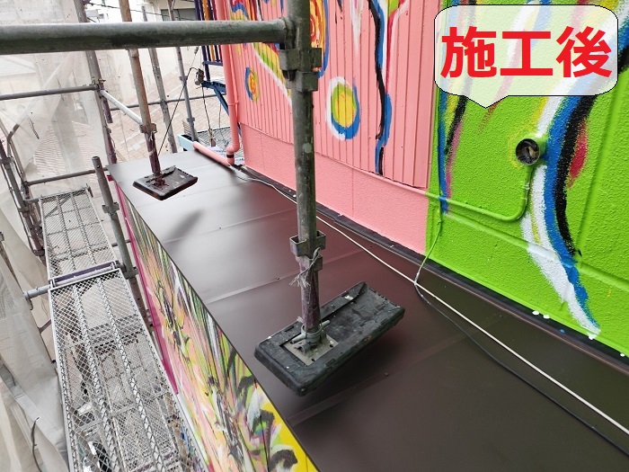 トタン屋根からの雨漏り修理後